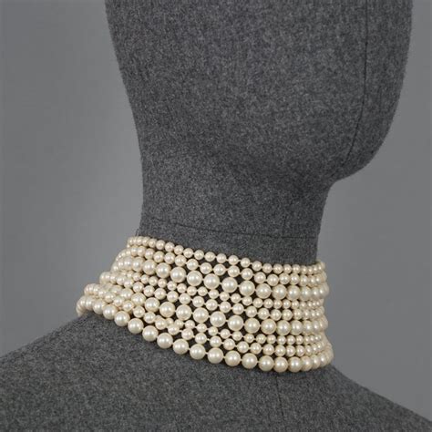 choker dior prix|vintage christian Dior choker necklace.